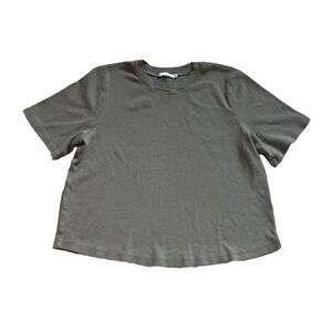 Michael Stars boxy khaki t-shirt